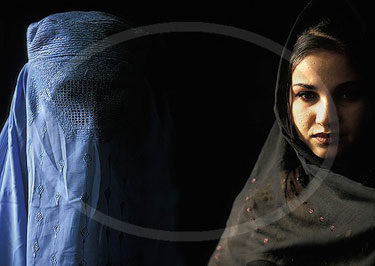 Palawasha, one of the first graduates of the Kabul Beauty School (source: PictureContact.com)